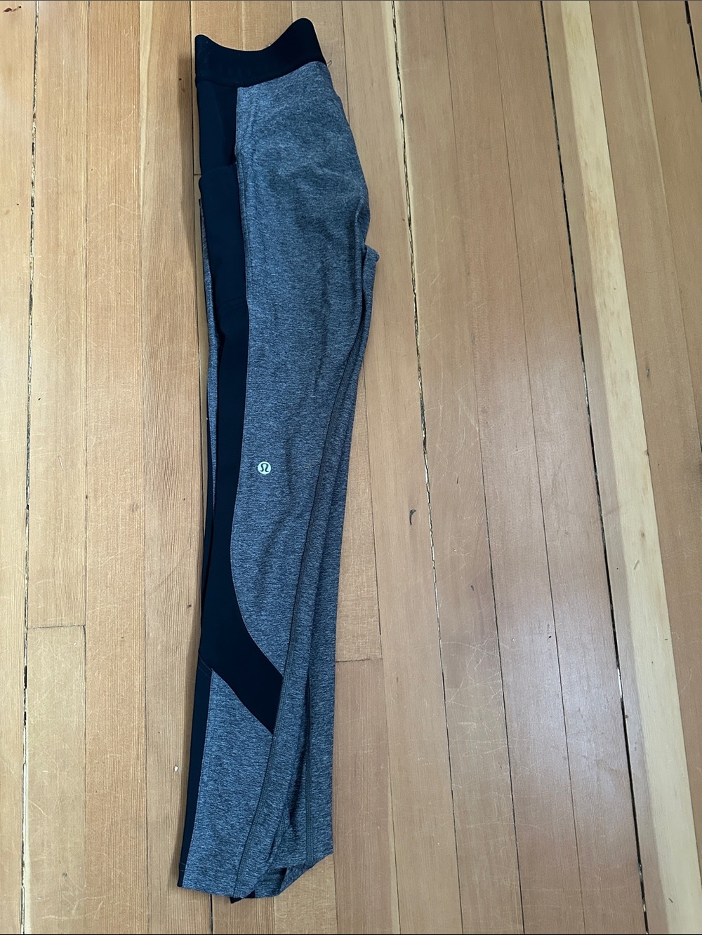 lululemon athletica Gray and Black Athletic Leggings